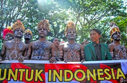 ilustrasi warga Papua